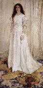 James Abbot McNeill Whistler Symphony in White no 1: The White Girl - Portrait of Joanna Hiffernan Spain oil painting artist